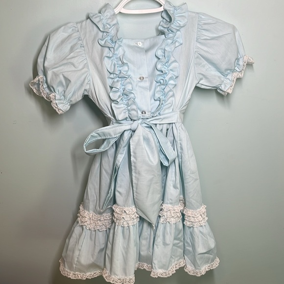 Vintage Baby Blue, Mini World Dress - Picture 3 of 6